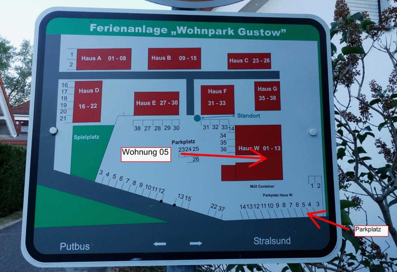 Ferienwohnung Mit Terrasse Gustow  Zewnętrze zdjęcie